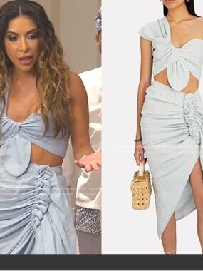 Just Bee Queen Sol One Shoulder Crop Top